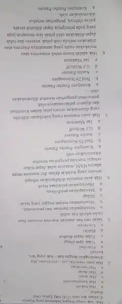 1. Hak-hak warga Negara Indonesia yang dijamin di dalam dan oleh UUD NRI Tahun 1945 disebut __ a. Hak hukum b. Hak konstitusional c.